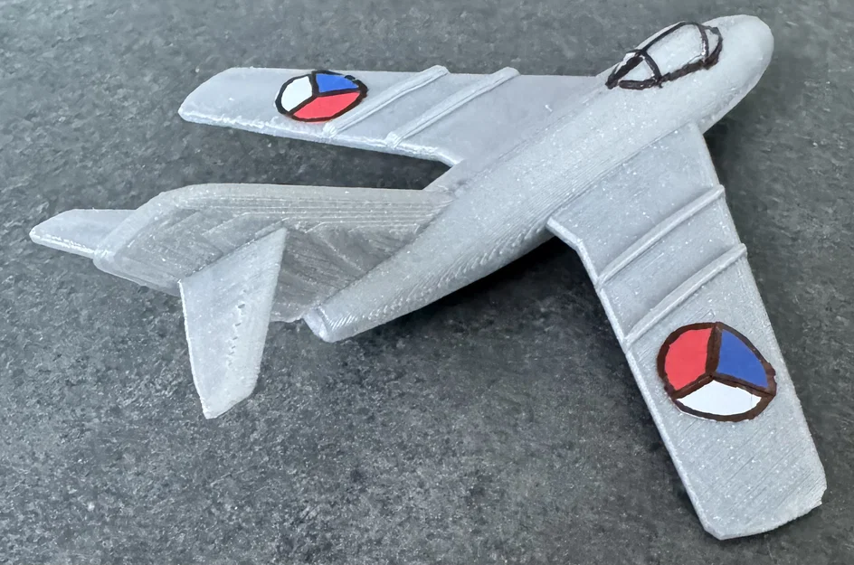Mô hình in 3D MiG-15 Kit Card - Lắp ráp máy bay chiến đấu cực chất - Image 12
