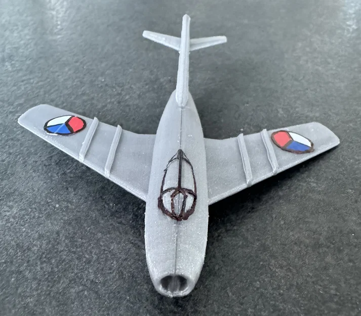 Mô hình in 3D MiG-15 Kit Card - Lắp ráp máy bay chiến đấu cực chất - Image 15