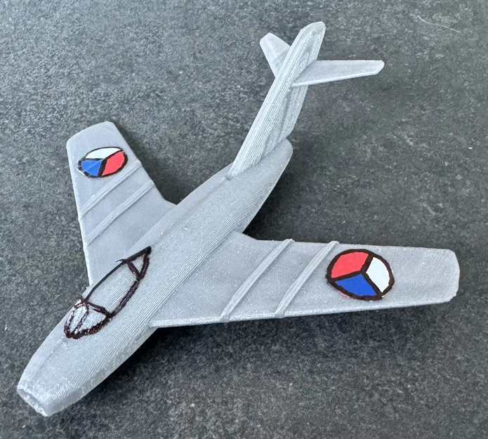 Mô hình in 3D MiG-15 Kit Card - Lắp ráp máy bay chiến đấu cực chất - Image 16