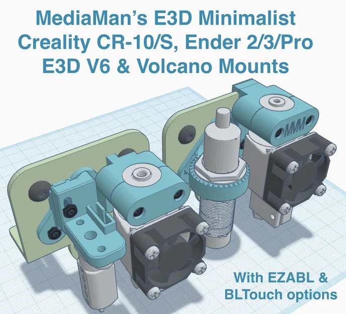 E3D Minimalist cho V6 & Volcano trên Creality CR10/S Ender 3/Pro và máy tương tự - Image 14