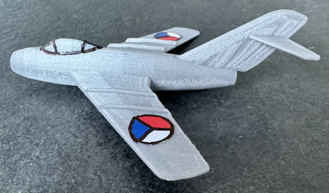 Mô hình in 3D MiG-15 Kit Card - Lắp ráp máy bay chiến đấu cực chất - Image 18