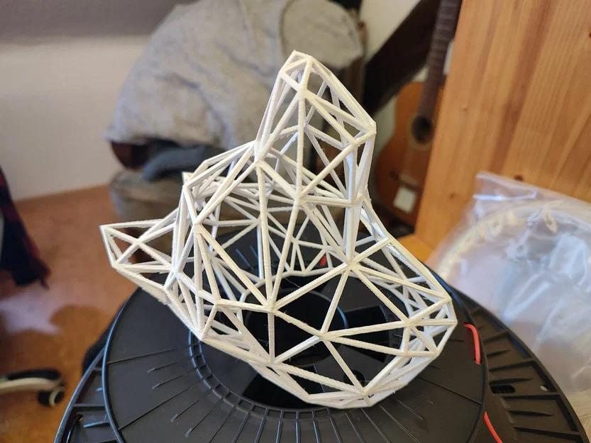 Đầu Sói Polygon 3D to hơn và chắc chắn hơn - Image 4