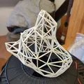 Đầu Sói Polygon 3D to hơn và chắc chắn hơn - Thumbnail 4