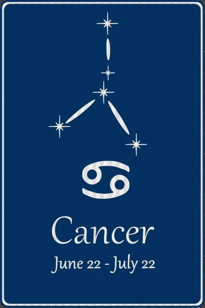 Thẻ Chiêm Tinh Cung Cự Giải (Cancer) - Bản tiếng Anh & tiếng Pháp - Image 2