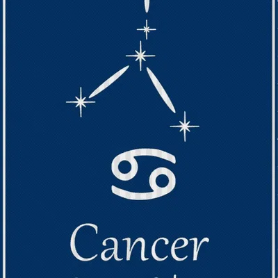 Thẻ Chiêm Tinh Cung Cự Giải (Cancer) - Bản tiếng Anh & tiếng Pháp