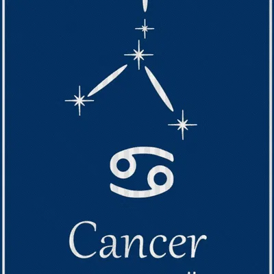 Thẻ Chiêm Tinh Cung Cự Giải (Cancer) - Bản tiếng Anh & tiếng Pháp
