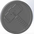 Mô hình in 3D logo biểu tượng Thor (Marvel) cực chất - Thumbnail 1