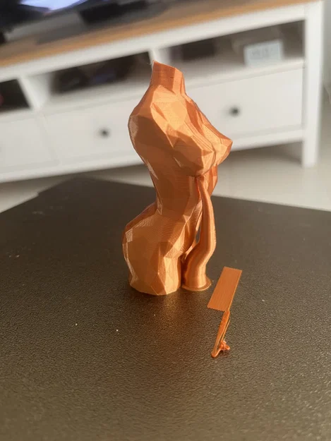 Mô hình tượng nữ thân mình Low Poly trang trí nghệ thuật - Image 3