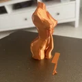 Mô hình tượng nữ thân mình Low Poly trang trí nghệ thuật - Thumbnail 3