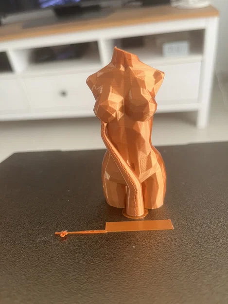 Mô hình tượng nữ thân mình Low Poly trang trí nghệ thuật - Image 4