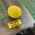 The Travelling Lemon (Trò chơi “quả chanh du hành” từ Cabin Pressure) - Thumbnail 1