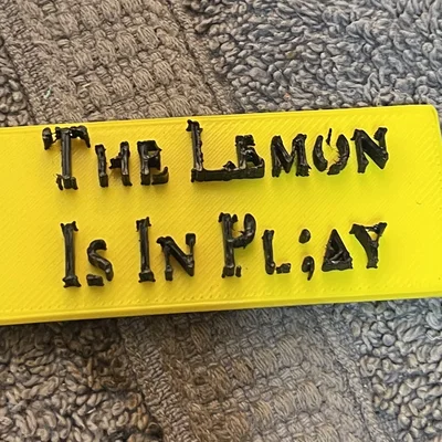 The Travelling Lemon (Trò chơi “quả chanh du hành” từ Cabin Pressure)
