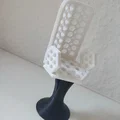 Mô hình ghế hiện đại in 3D với họa tiết tổ ong độc đáo - Thumbnail 2