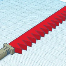 Mô hình kiếm gai Spiked Sword cực ngầu cho Dummy 13 và Lucky 13
