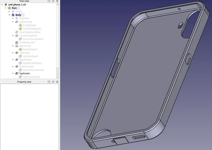Ốp lưng tự in cho CMF Phone 1 - Hỗ trợ file thiết kế FreeCAD - Image 1