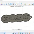 Móc khóa độc lạ phong cách Audi (AŁDI) cho người yêu 3D - Thumbnail 2