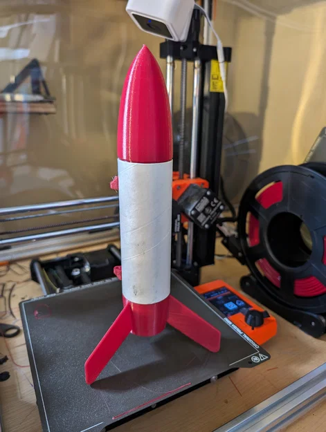 Bộ Kit Rocket Mô Hình Từ Ống Giấy Vệ Sinh (Toilet Paper Tube Model Rocket Kit) - Image 2