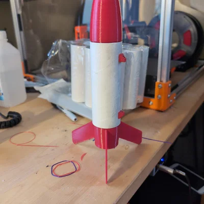 Bộ Kit Rocket Mô Hình Từ Ống Giấy Vệ Sinh (Toilet Paper Tube Model Rocket Kit)