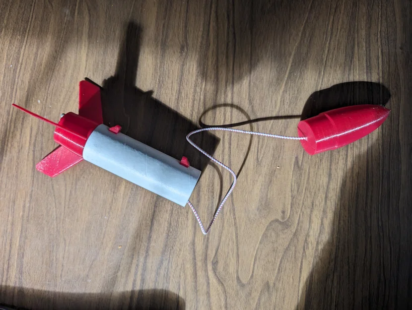 Bộ Kit Rocket Mô Hình Từ Ống Giấy Vệ Sinh (Toilet Paper Tube Model Rocket Kit) - Image 4