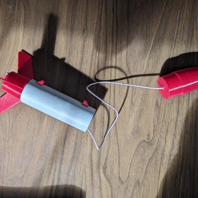 Bộ Kit Rocket Mô Hình Từ Ống Giấy Vệ Sinh (Toilet Paper Tube Model Rocket Kit)