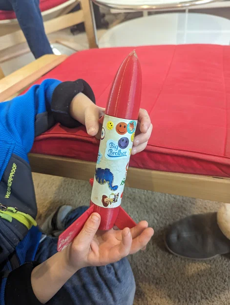 Bộ Kit Rocket Mô Hình Từ Ống Giấy Vệ Sinh (Toilet Paper Tube Model Rocket Kit) - Image 5