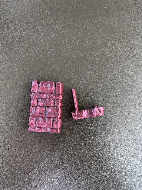 Mô hình cửa bí mật Secret Stone Door 1x1 Openlock 3D - Image 1