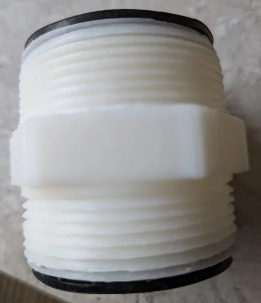 Khớp nối ống nước hồ bơi Bestway 37mm - Tự in 3D bền chắc - Image 1