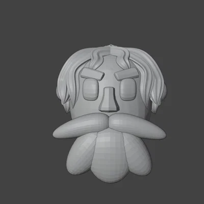 Mô hình đầu ông lão có râu (Bearded Old man head bust) - Mẫu in 3D