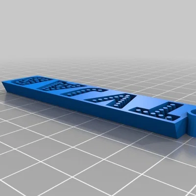 Móc khóa in 3D tvjab cá tính - Phụ kiện nhỏ gọn, độc đáo