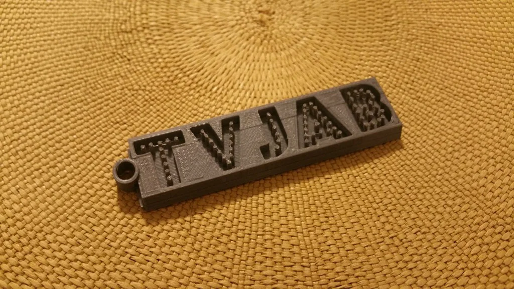 Móc khóa in 3D tvjab cá tính - Phụ kiện nhỏ gọn, độc đáo - Image 2