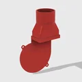 Adapter quạt 9733 Blower cho làm mát máy in 3D - Thumbnail 1