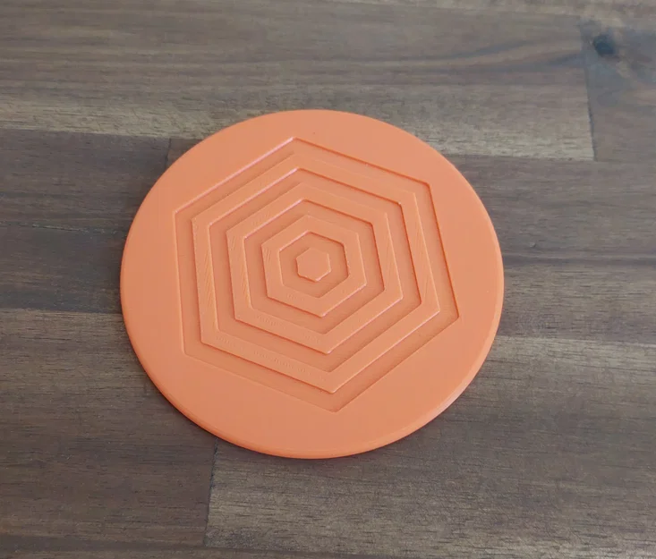 Bộ đế lót ly họa tiết lục giác 3D (Coaster Set) đẹp và tiện lợi - Image 1