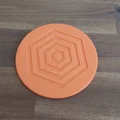Bộ đế lót ly họa tiết lục giác 3D (Coaster Set) đẹp và tiện lợi - Thumbnail 1