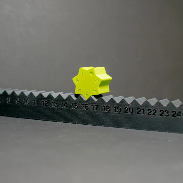 Lịch vạn niên in 3D độc đáo kèm thước đo tiện dụng - Image 1