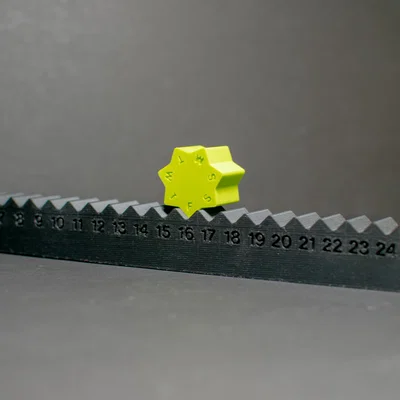 Lịch vạn niên in 3D độc đáo kèm thước đo tiện dụng
