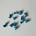 Bộ cờ ca-rô du lịch nhỏ gọn (A-to-Z Tic-Tac-Toe) in 3D - Thumbnail 2