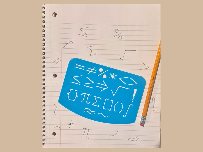 Dụng Cụ Tô Viền Ký Hiệu Toán Học (Math Symbols Tracer Tool) - Image 2