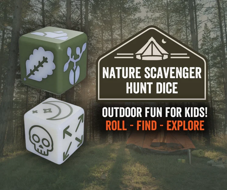 Xúc xắc Săn Kho Báu Thiên Nhiên (Nature Scavenger Hunt Dice) - Image 1