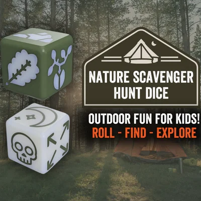 Xúc xắc Săn Kho Báu Thiên Nhiên (Nature Scavenger Hunt Dice)