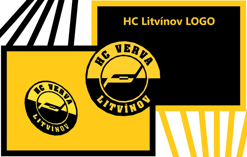 Mô hình logo 3D đội khúc côn cầu HC Verva Litvínov sắc nét - Image 1