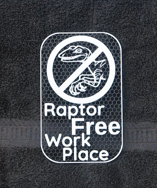 Bảng hiệu “Raptor Free” - Image 1