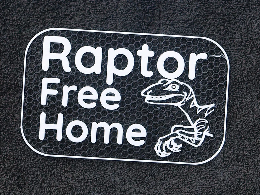 Bảng hiệu “Raptor Free” - Image 3