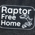 Bảng hiệu “Raptor Free” - Thumbnail 3