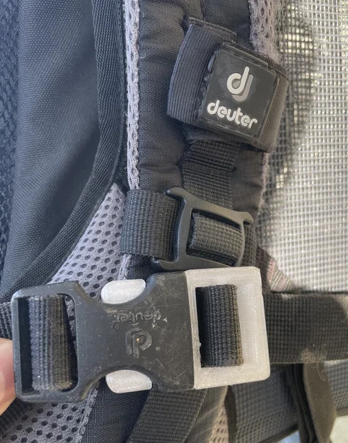 Khóa cài male balo Deuter AC Lite 20 V2 – kèm STEP & Fusion360 - Image 1