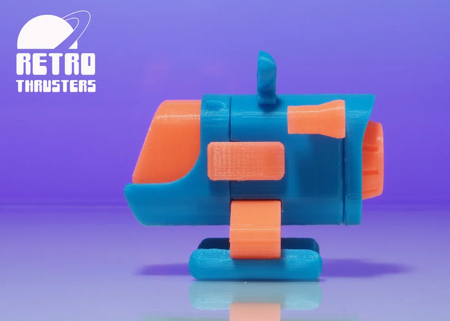Retro Thrusters RT1 – Tàu vũ trụ đồ chơi sci‑fi (không cần supports) - Image 3