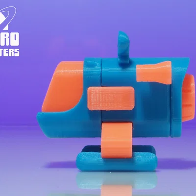 Retro Thrusters RT1 – Tàu vũ trụ đồ chơi sci‑fi (không cần supports)