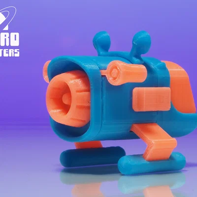 Retro Thrusters RT1 – Tàu vũ trụ đồ chơi sci‑fi (không cần supports)