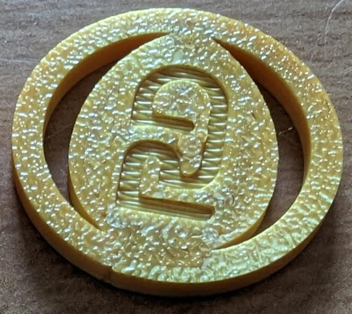 Mẫu in 3D đồng xu trang trí hình trứng Phục sinh (Easter Egg Coin) - Image 1