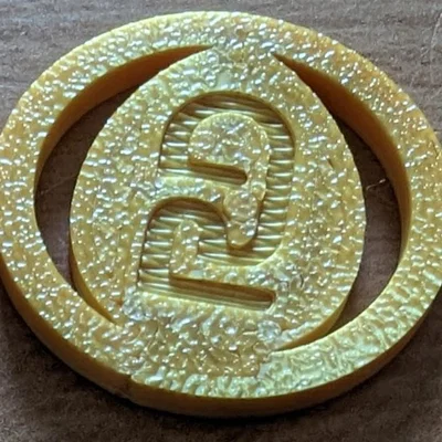 Mẫu in 3D đồng xu trang trí hình trứng Phục sinh (Easter Egg Coin)