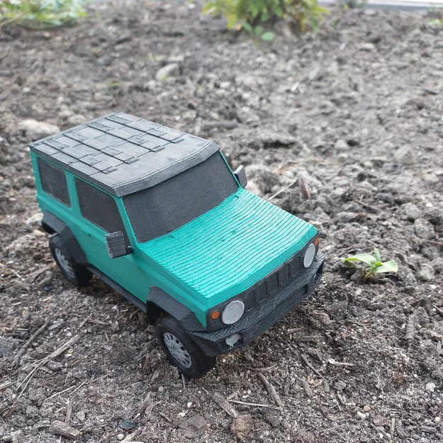 Suzuki Jimny SZ5 (Low Poly) lắp bằng keo (glue fit) - Image 1